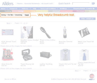Very helpful Breadcrumb trial