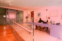 Reception area