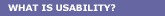 What is Usability?