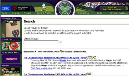 Search results