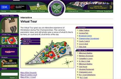 Virtual Tour home page
